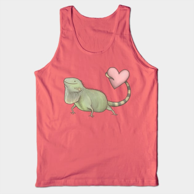 Iguana Love You Tank Top by Sophie Corrigan